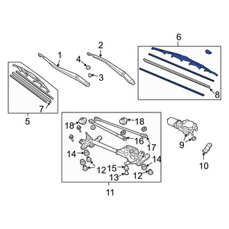 Acura OE - Left Wiper Blade