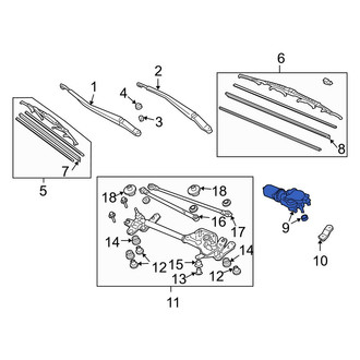 Acura OE - Wiper Motor