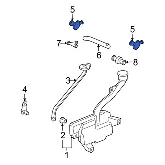 Acura OE - Front Windshield Washer Nozzle