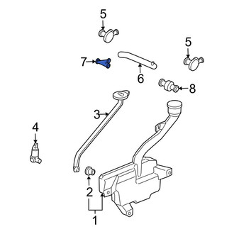 Acura OE - Windshield Washer Hose Connector
