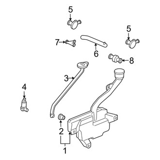 Acura OE - Windshield - Wiper & Washer Components (Washer Components)