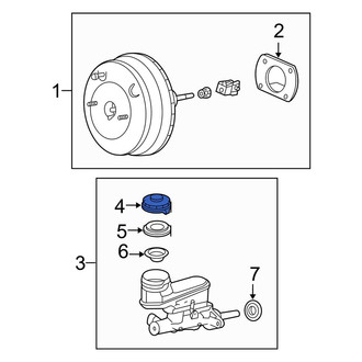 Acura OE - Brake Master Cylinder Reservoir Cap