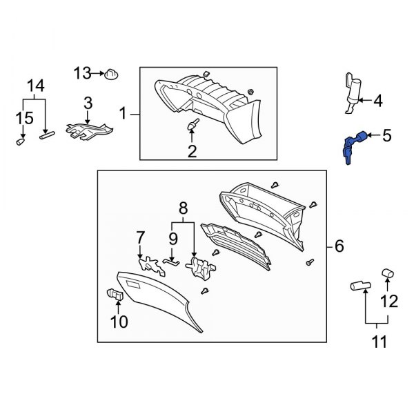 Glove Box Lock Kit