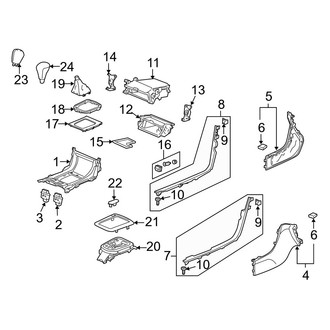 Acura OE - Front Console