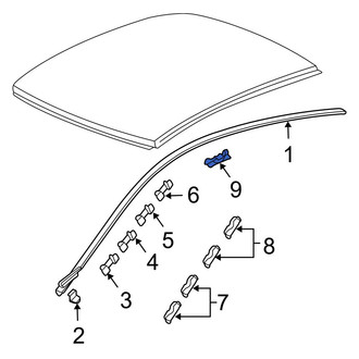 Acura OE - Roof Drip Molding Clip