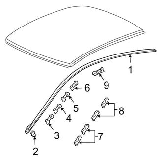 Acura OE - Roof - Exterior Trim