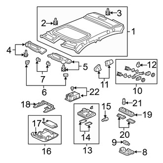 Acura OE - Roof - Interior Trim