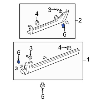 Acura OE - Bumper Cover Nut