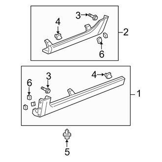 Acura OE - Pillars, Rocker & Floor - Exterior Trim