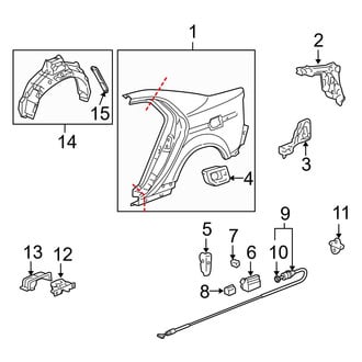 Acura OE - Quarter Panel & Components