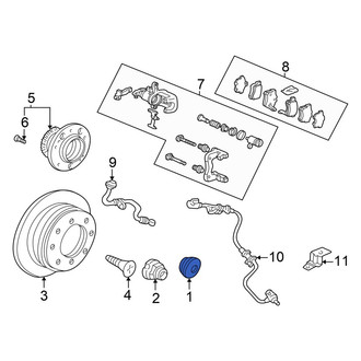 Acura OE - Rear Wheel Bearing Dust Cap
