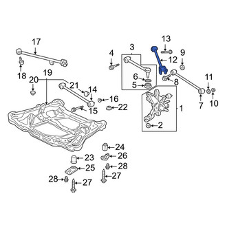 Acura OE - Rear Upper Lateral Arm