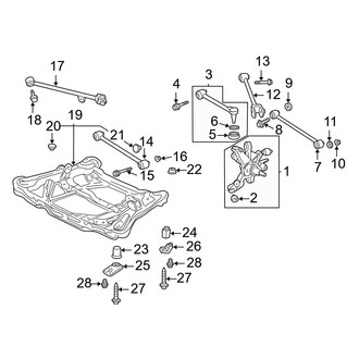 Acura OE - Rear Suspension - Suspension Components