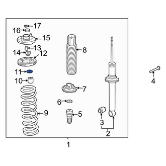 Acura OE - Front Suspension Strut Mount Reinforcement