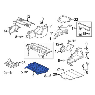 Acura OE - Rear Trunk Mat