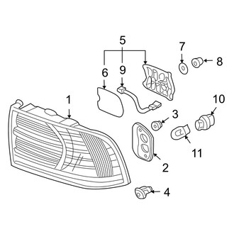 Acura OE - Rear Lamps - Tail Lamps