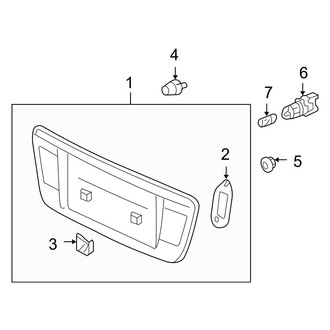 Acura OE - Rear Lamps - Rear Reflector