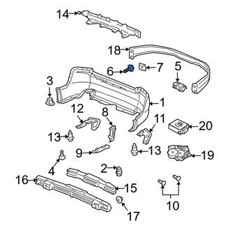 Acura OE - Bumper Cover Bolt