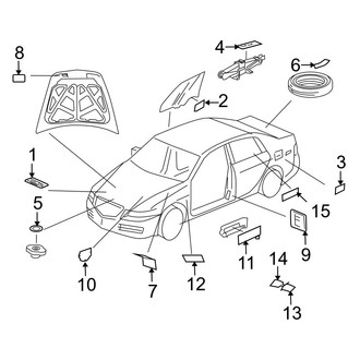 Acura OE - Information Labels