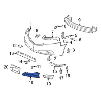 Acura OE - Front Upper Grille