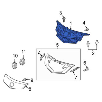 Acura OE - Front Upper Grille