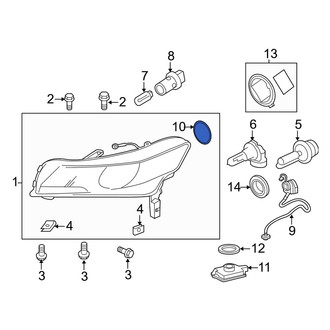 Acura OE - High Intensity Discharge (HID) Headlight Igniter Gasket