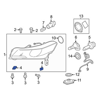 Acura OE - Headlight Mounting Nut