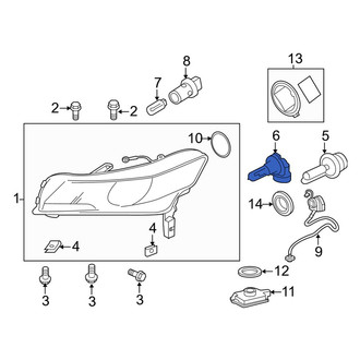 Acura OE - Front Headlight Bulb