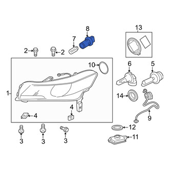 Acura OE - Front Side Marker Light Socket