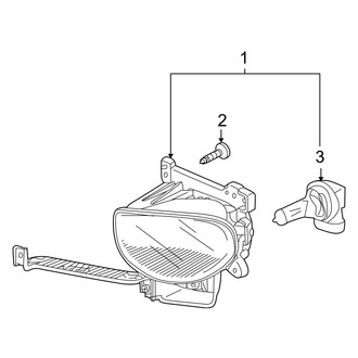 Acura OE - Front Lamps - Fog Lamps