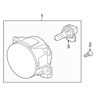 Acura OE - Front Lamps - Fog Lamps