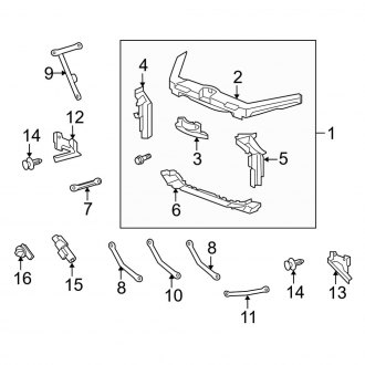 2013 Acura TL OEM Header Panels & Parts — CARiD.com