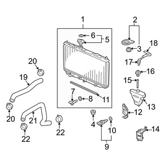 Acura OE - Cooling - Radiator & Components
