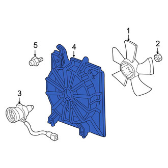 Acura OE - Engine Cooling Fan Shroud