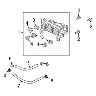 Acura OE - Automatic Transmission Oil Cooler Line Connector