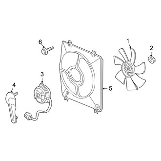 Acura OE - Air Conditioner & Heater - Condenser Fan