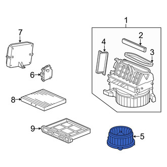 Acura OE - HVAC Blower Motor Assembly