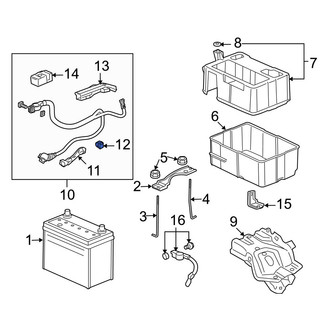 Acura OE - Battery Cable Bracket