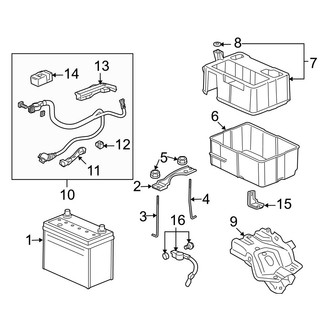 Acura OE - Electrical - Battery