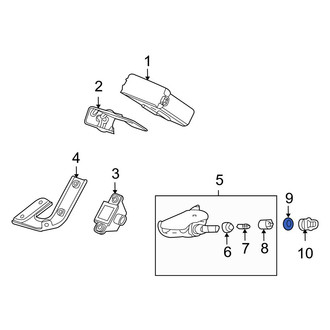 Acura OE - Tire Pressure Monitoring System (TPMS) Sensor Washer