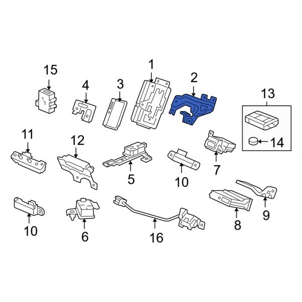 Keyless Entry Module Bracket