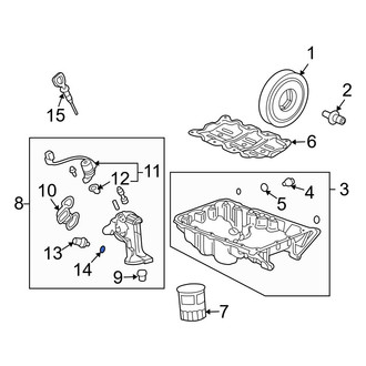 Acura OE - Engine Oil Pressure Switch Seal