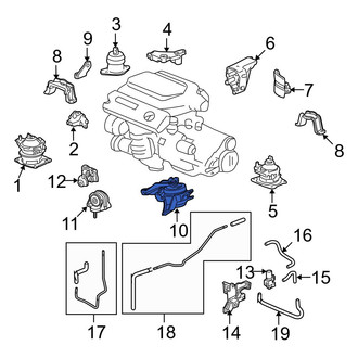 Acura OE - Upper Automatic Transmission Mount