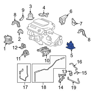 Acura OE - Rear Engine Mount