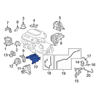 Acura OE - Upper Automatic Transmission Mount