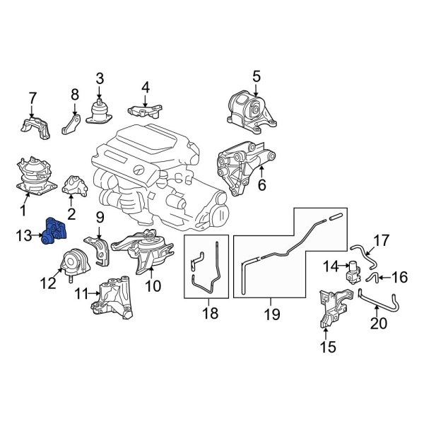 Automatic Transmission Mount Bracket