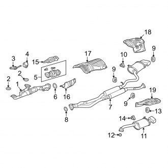 2013 Acura TL OEM Exhaust Parts | Systems, Tips — CARiD.com