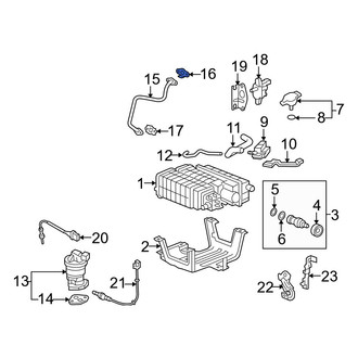 Acura OE - Upper Exhaust Gas Recirculation (EGR) Tube Gasket
