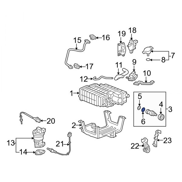 Vapor Canister Purge Solenoid O-Ring