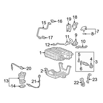 Acura OE - Emission System - Emission Components (3.5L)